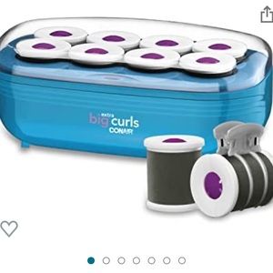 Consider big curls flocked hair rollers